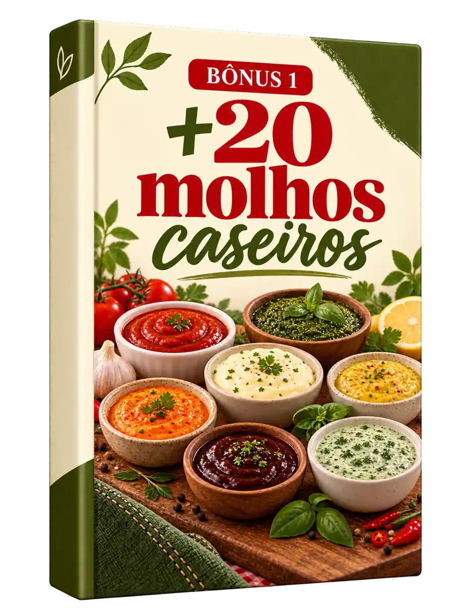 Bônus 1: +20 molhos caseiros