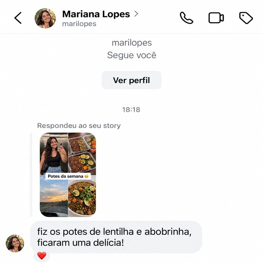 Depoimento de aluna 4 de 8