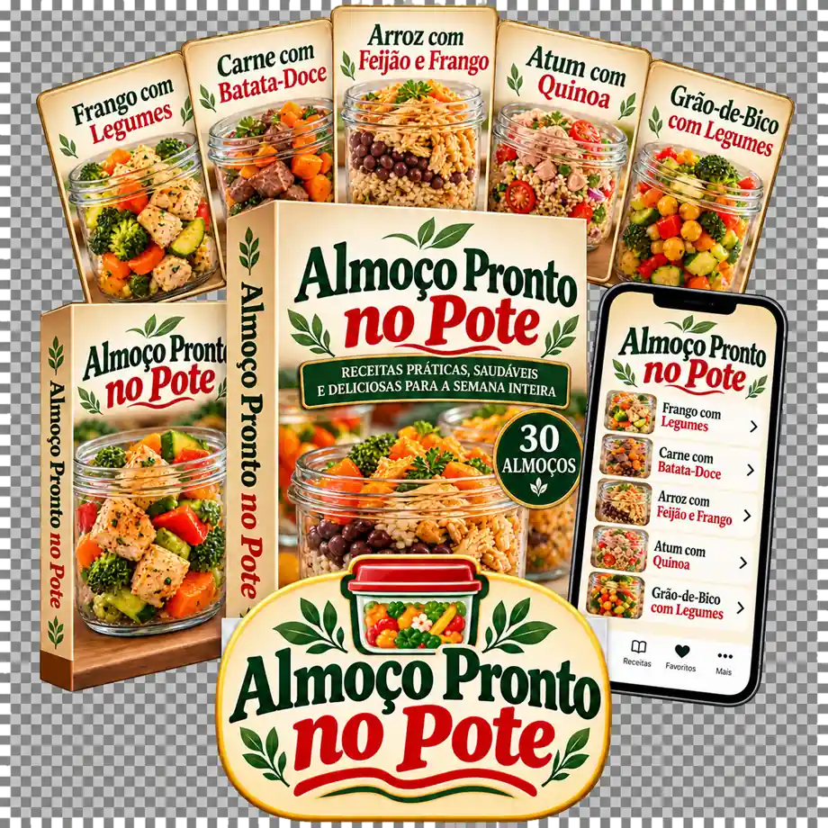 Plano básico: os 30 almoços no pote