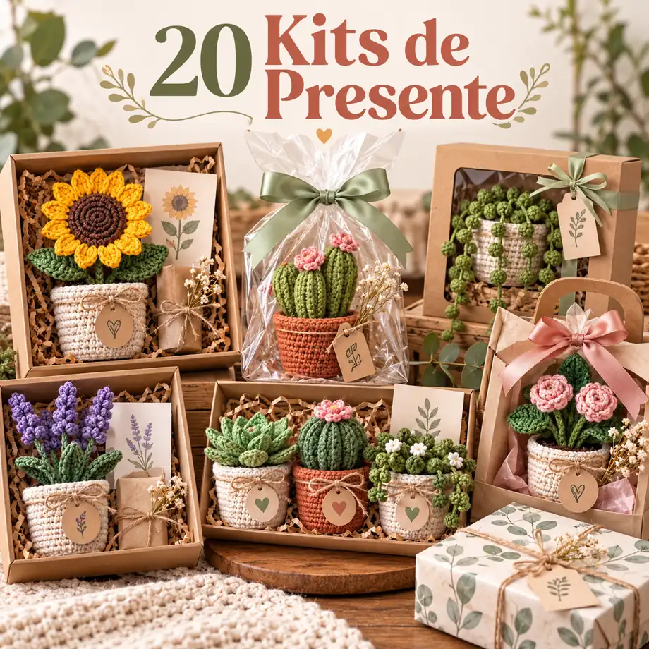 Bônus 5: 20 ideias de kit presente com plantinhas