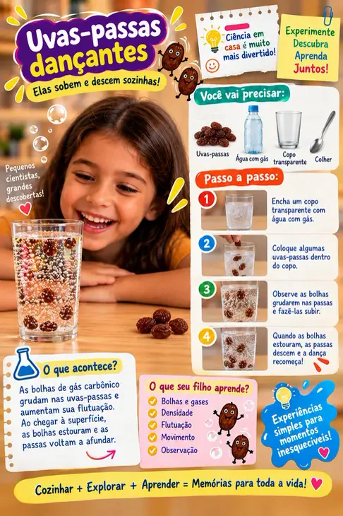Ficha de exemplo: Uvas-passas dançantes
