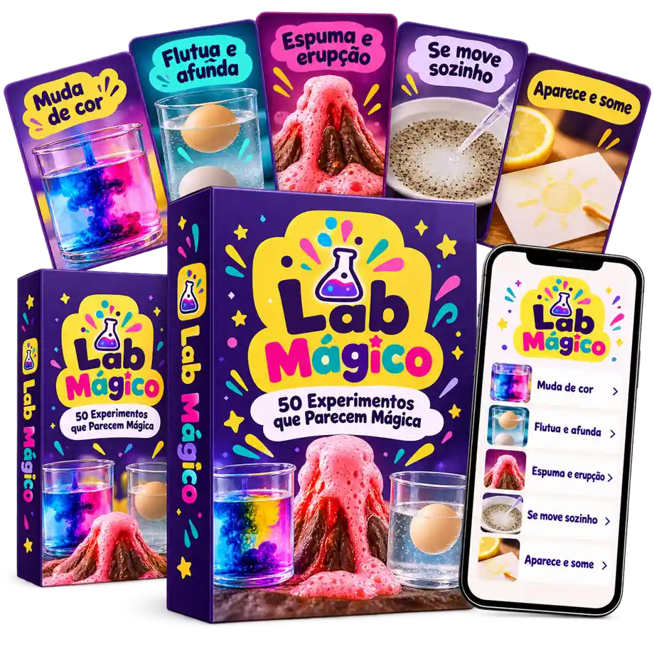 Lab Mágico: as 50 fichas de experimentos