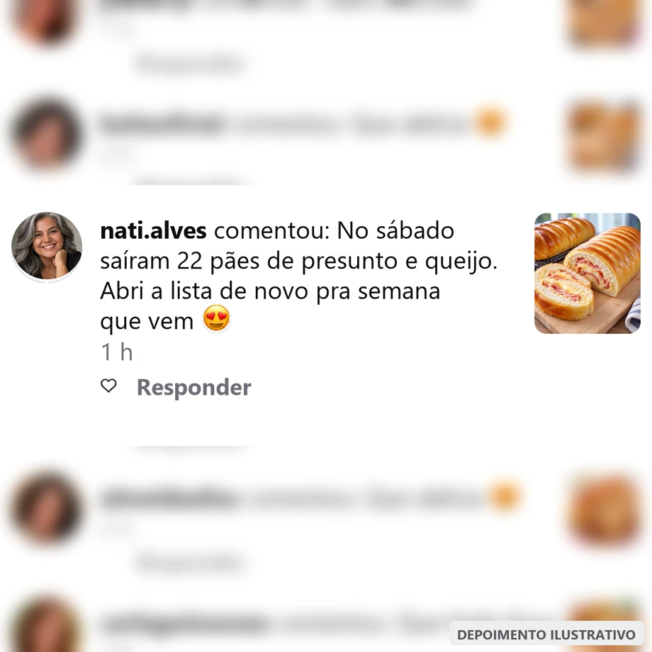 Depoimento de Nati Alves: 22 pães vendidos num sábado