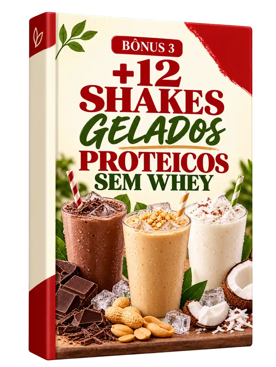 Bônus 3: +12 shakes gelados proteicos sem whey