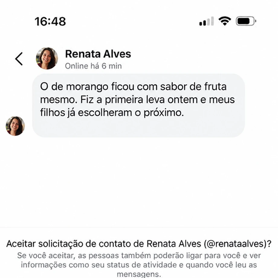 Depoimento de aluna 2 de 8