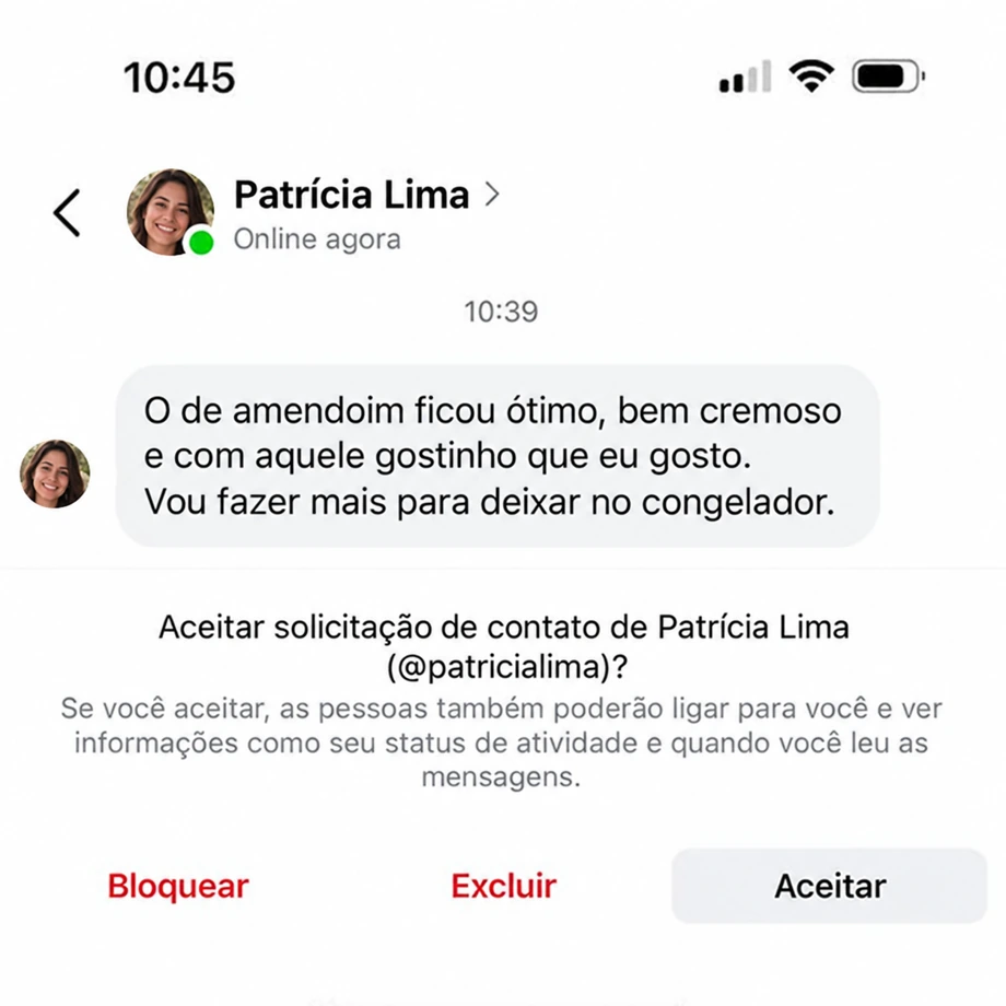Depoimento de aluna 3 de 8