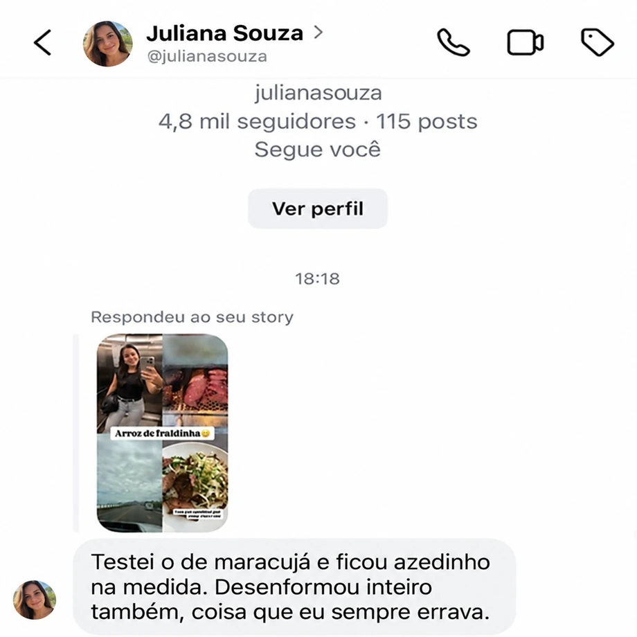 Depoimento de aluna 4 de 8