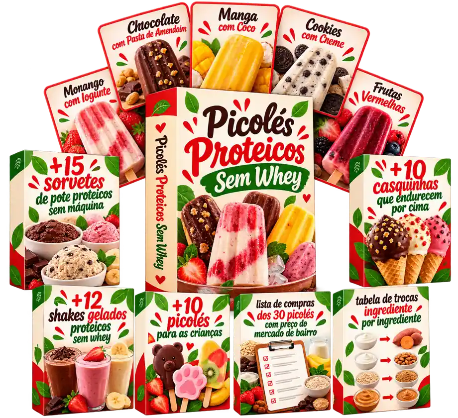 Plano completo: os 30 picolés e os 6 bônus