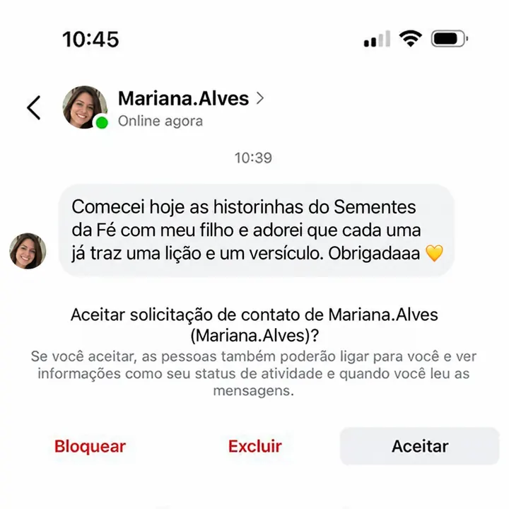 Depoimento de mãe 1 de 5