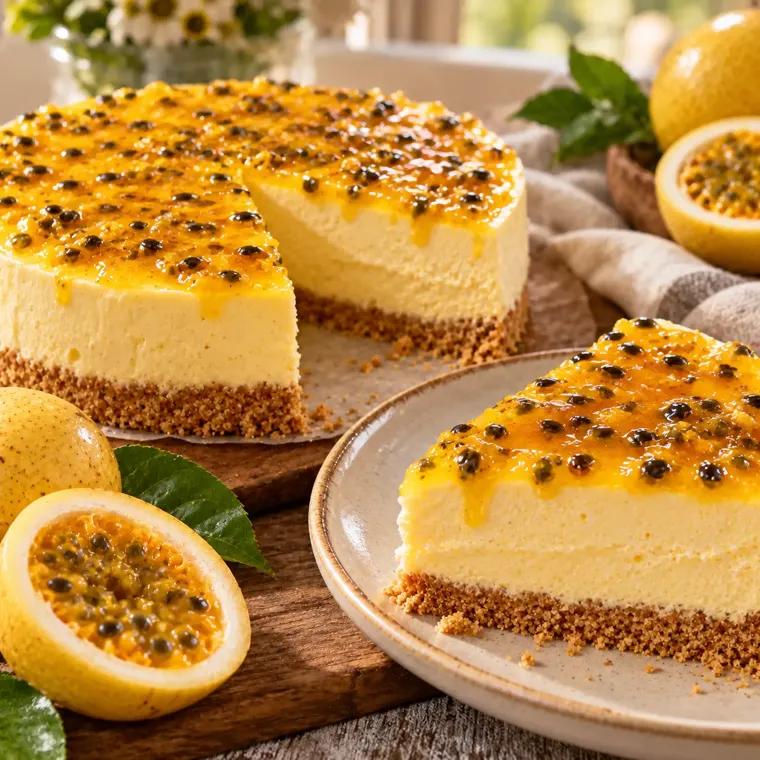 Torta de maracujá